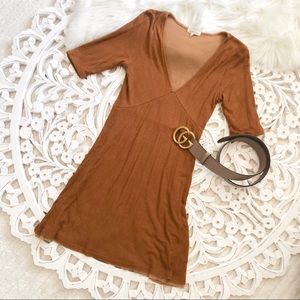 Chic Ribbed Knit Dress